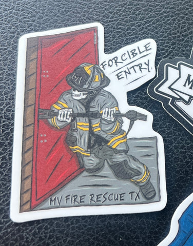 Forcible Entry Sticker